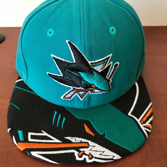 san jose sharks playoff hat